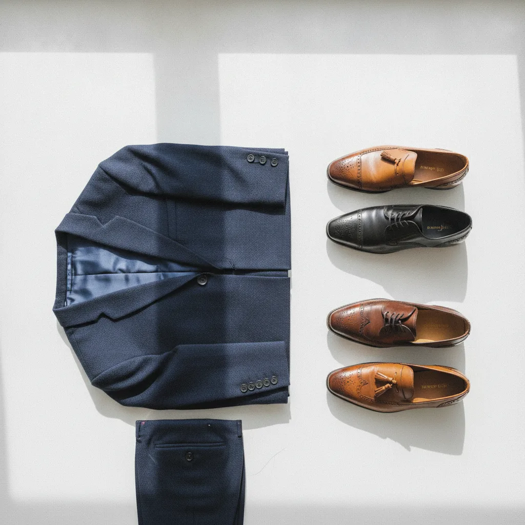 Top 5 des chaussures pour costume bleu – Maison Hardrige