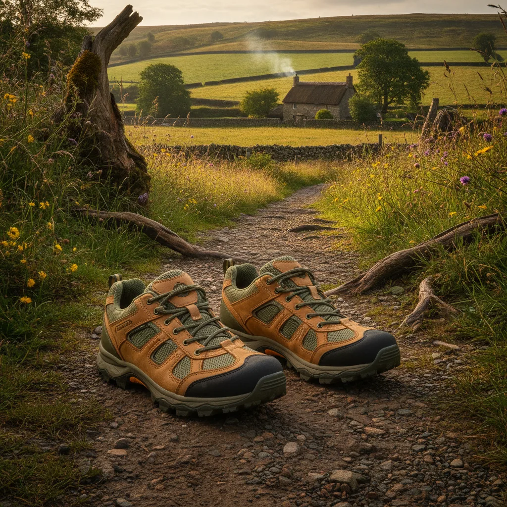chaussures pour un week-end à la campagne