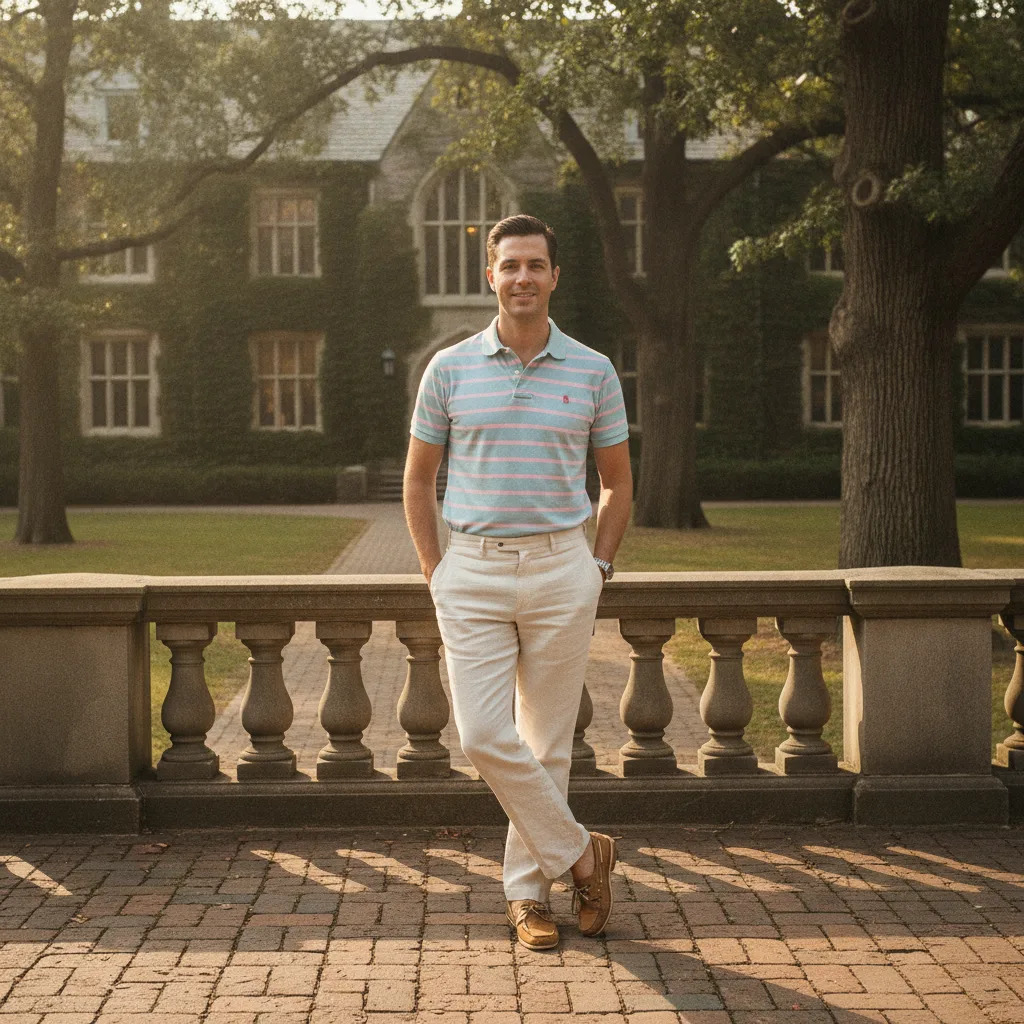 style preppy chic homme