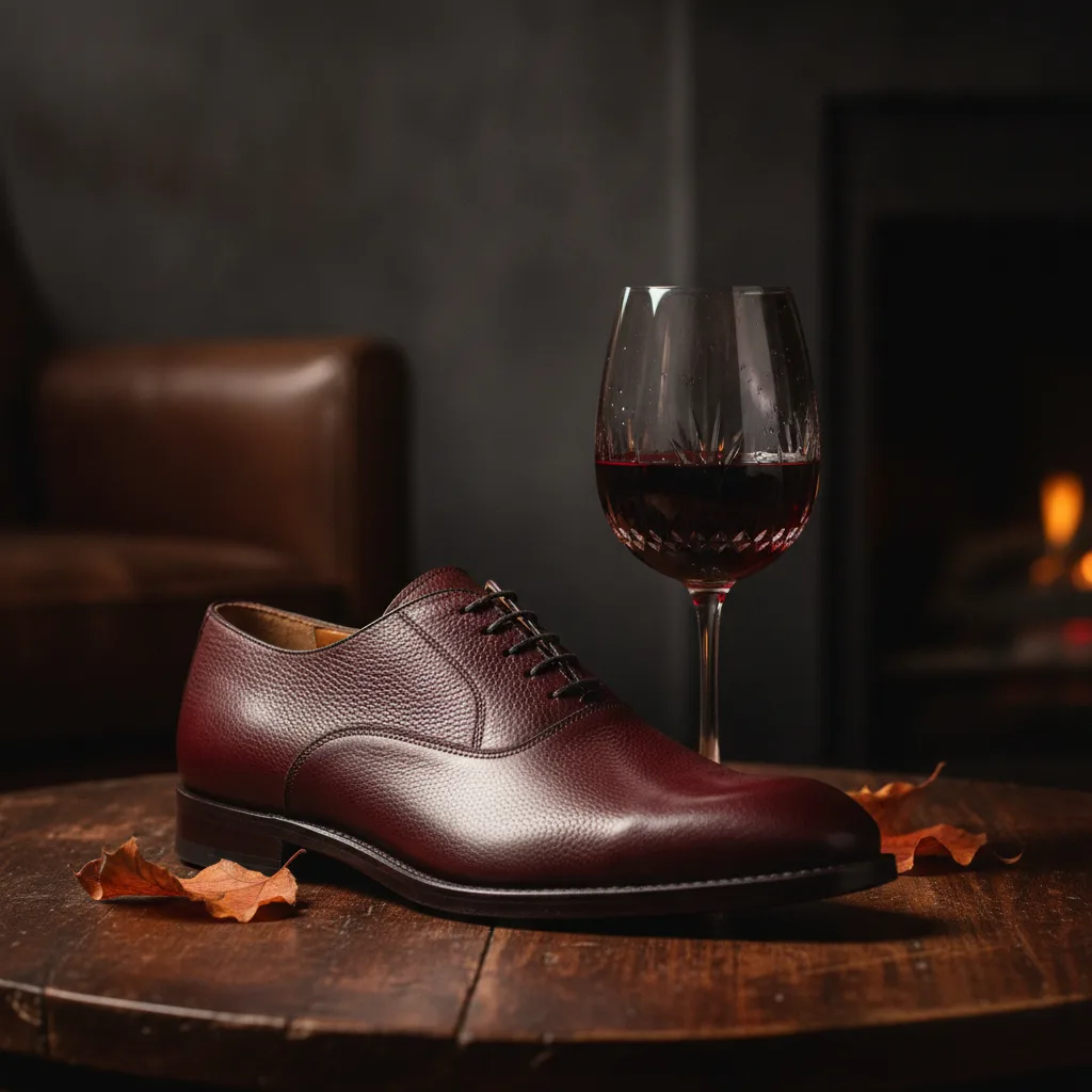 Accord vin et chaussures | porter le bordeaux avec style