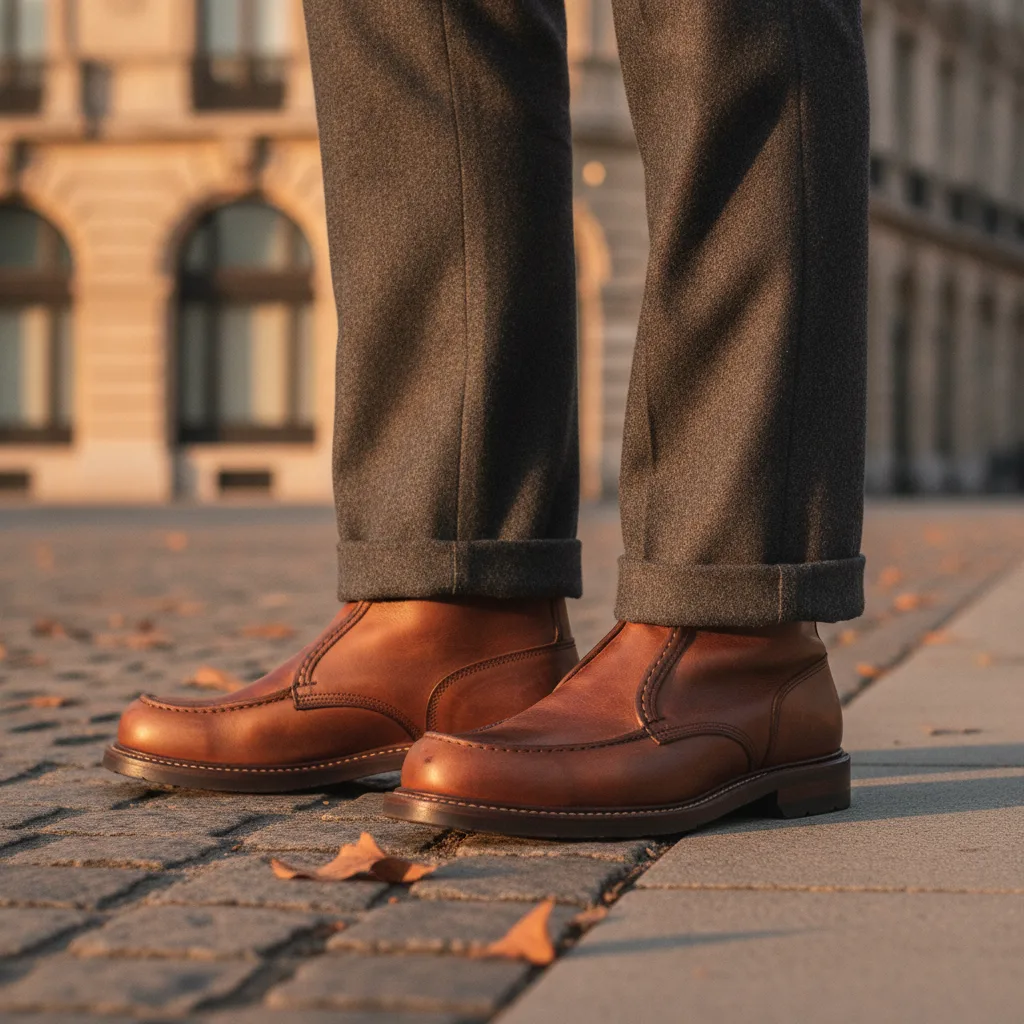 cousu norvégien chaussure