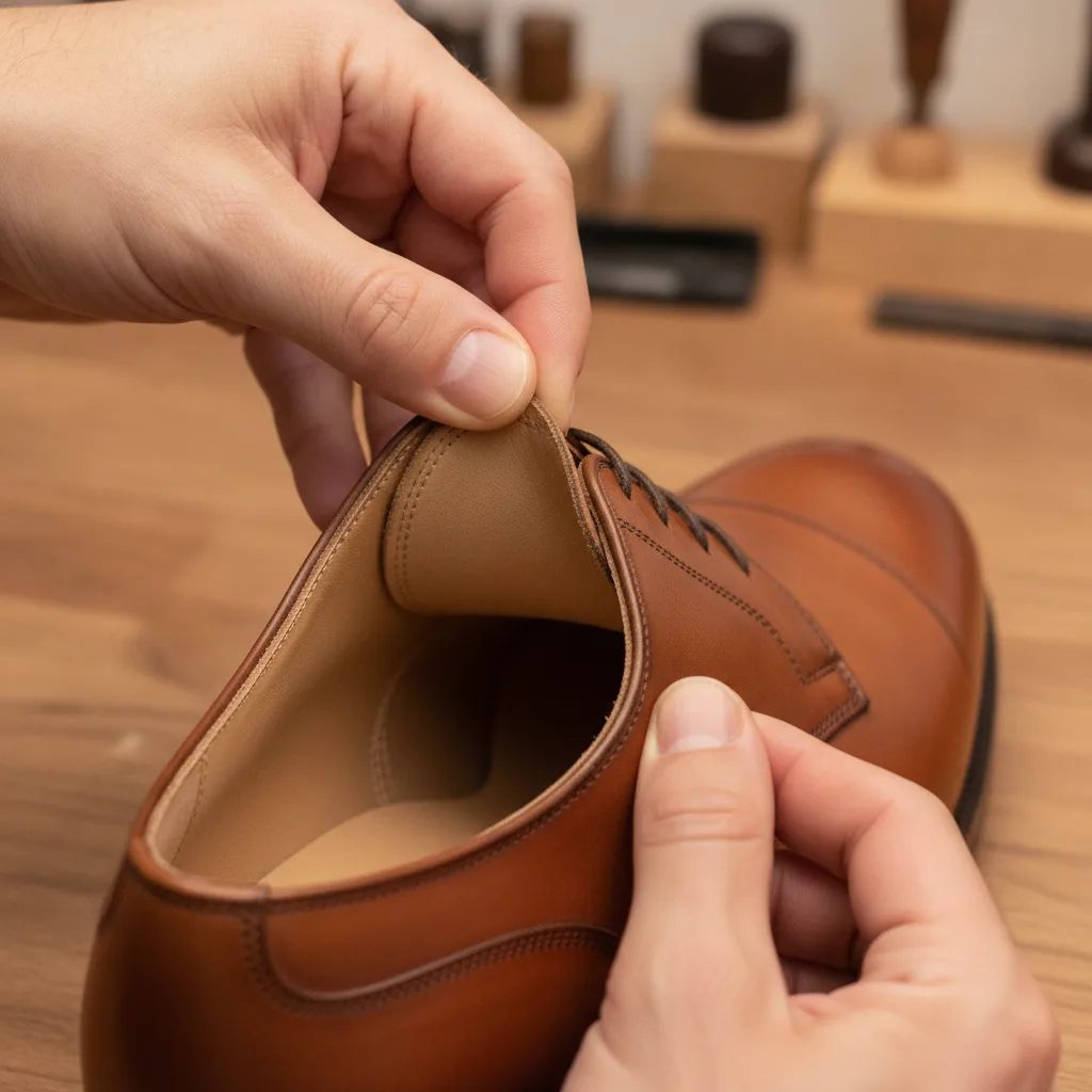 doublure cuir chaussure importance