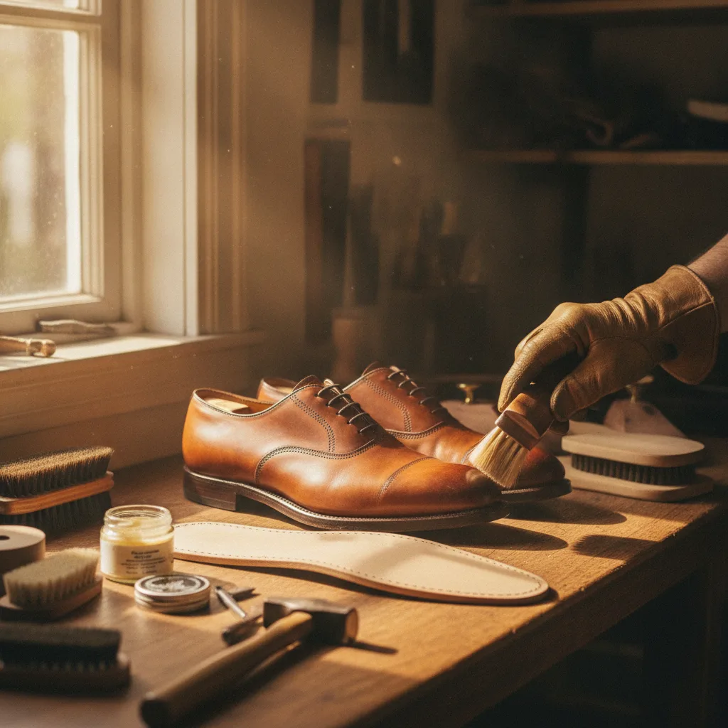 tannage cuir végétal chaussure