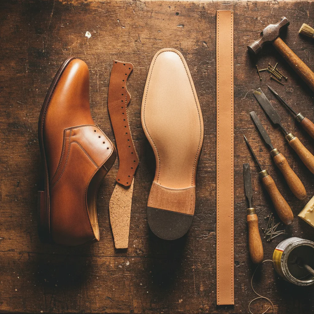 tannage cuir végétal chaussure